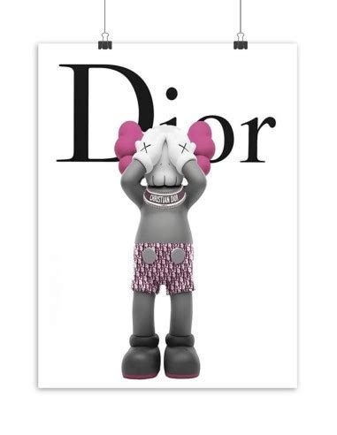 dior kaws poster|kaws dior clothing.